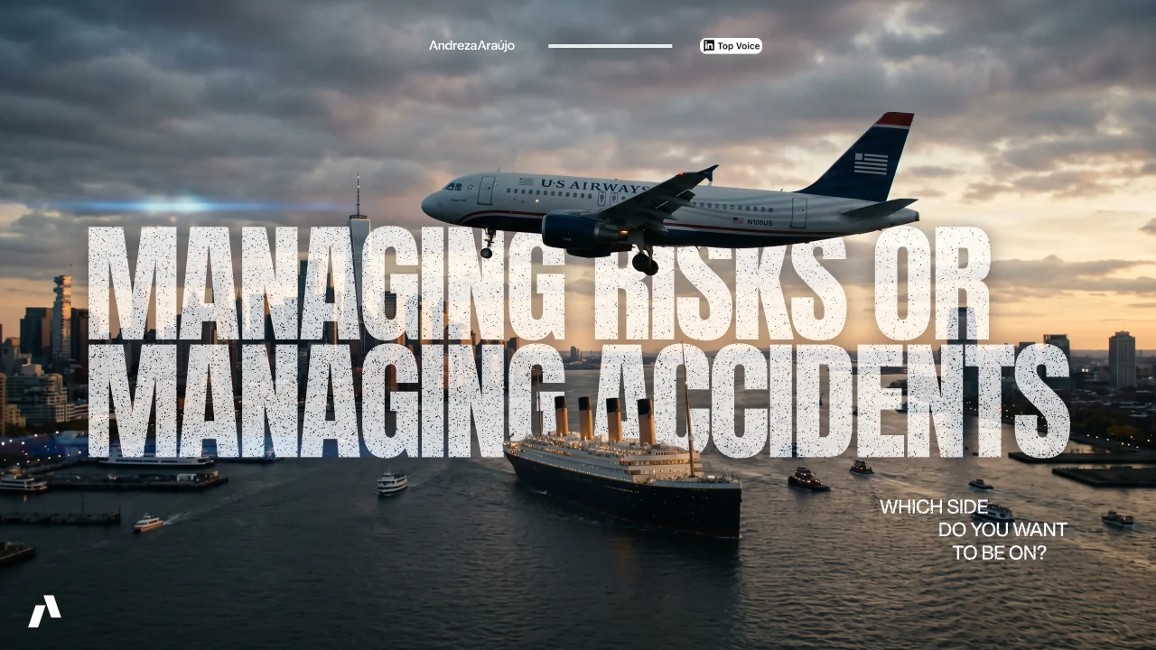 Managing risks or Managing accidents, which side do you want to be on?